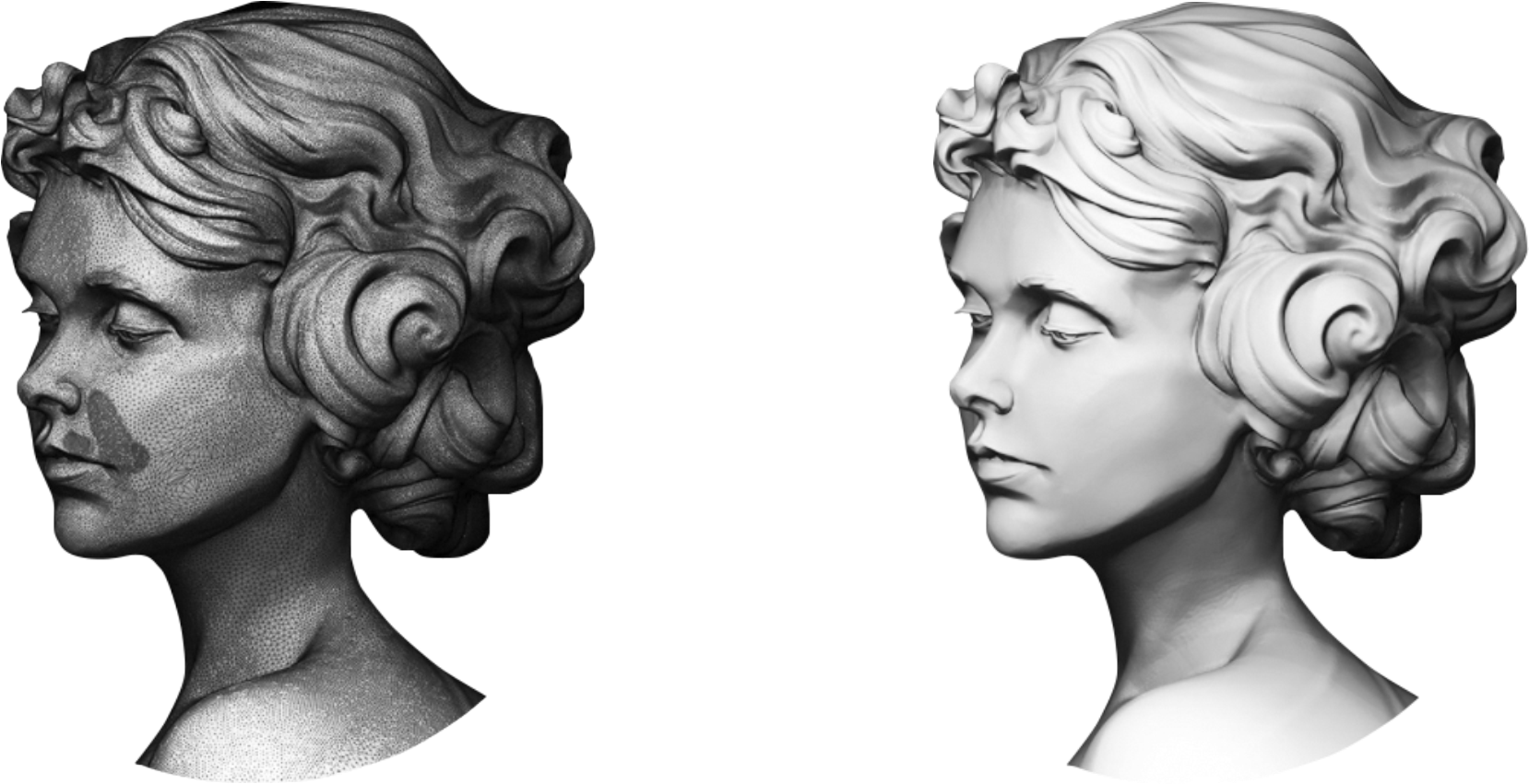 Scultris - Bronze Sculpture (2000x1000), Png Download