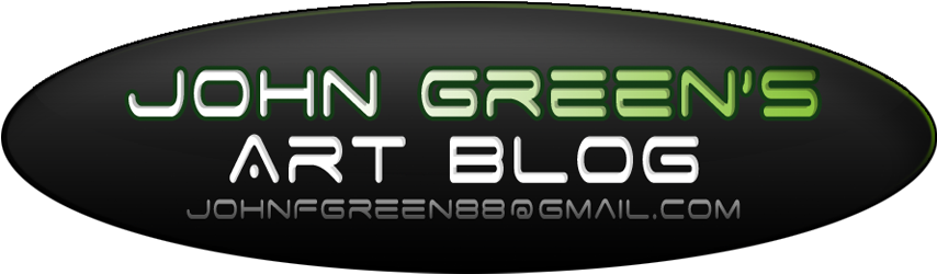 John Green's Art Blog - Art Blog (893x269), Png Download