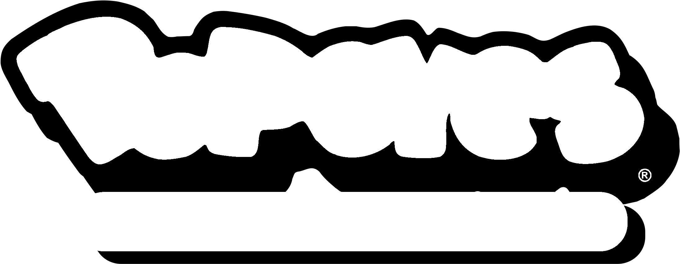 Popeyes Logo Black And White (2400x2400), Png Download