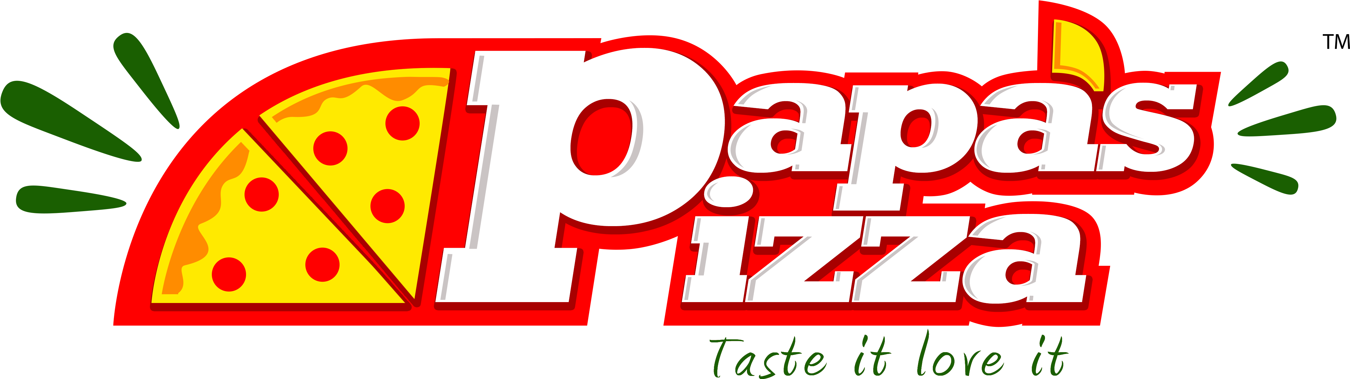 Papa'a Pizza - Papa's Pizza Logo Png (5262x1592), Png Download