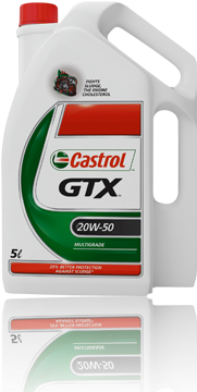 Castrol Gtx 5ltr Motor Oil - Castrol (400x400), Png Download