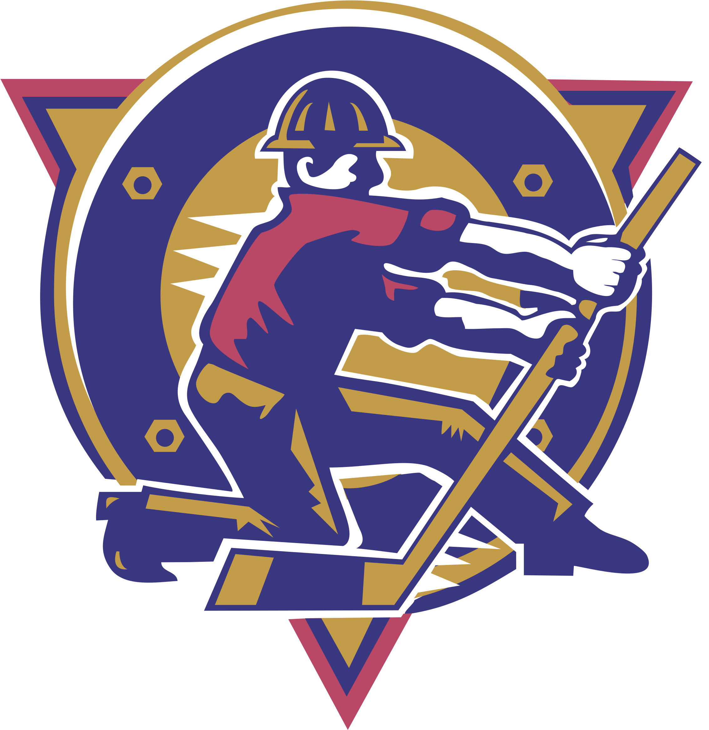 Edmonton Oilers Logo Png Transparent - Edmonton Oilers Alternate Logo (2400x2400), Png Download