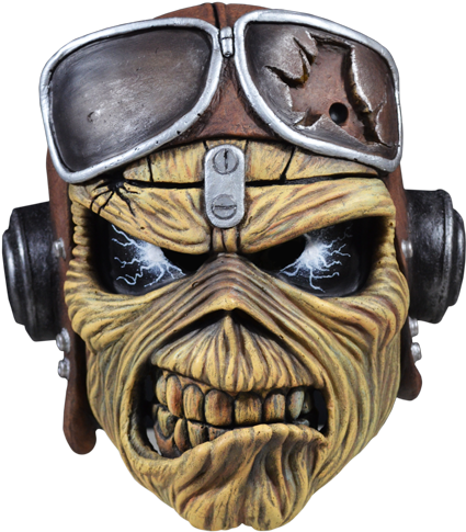 Iron Maiden Aces High Mask (436x639), Png Download