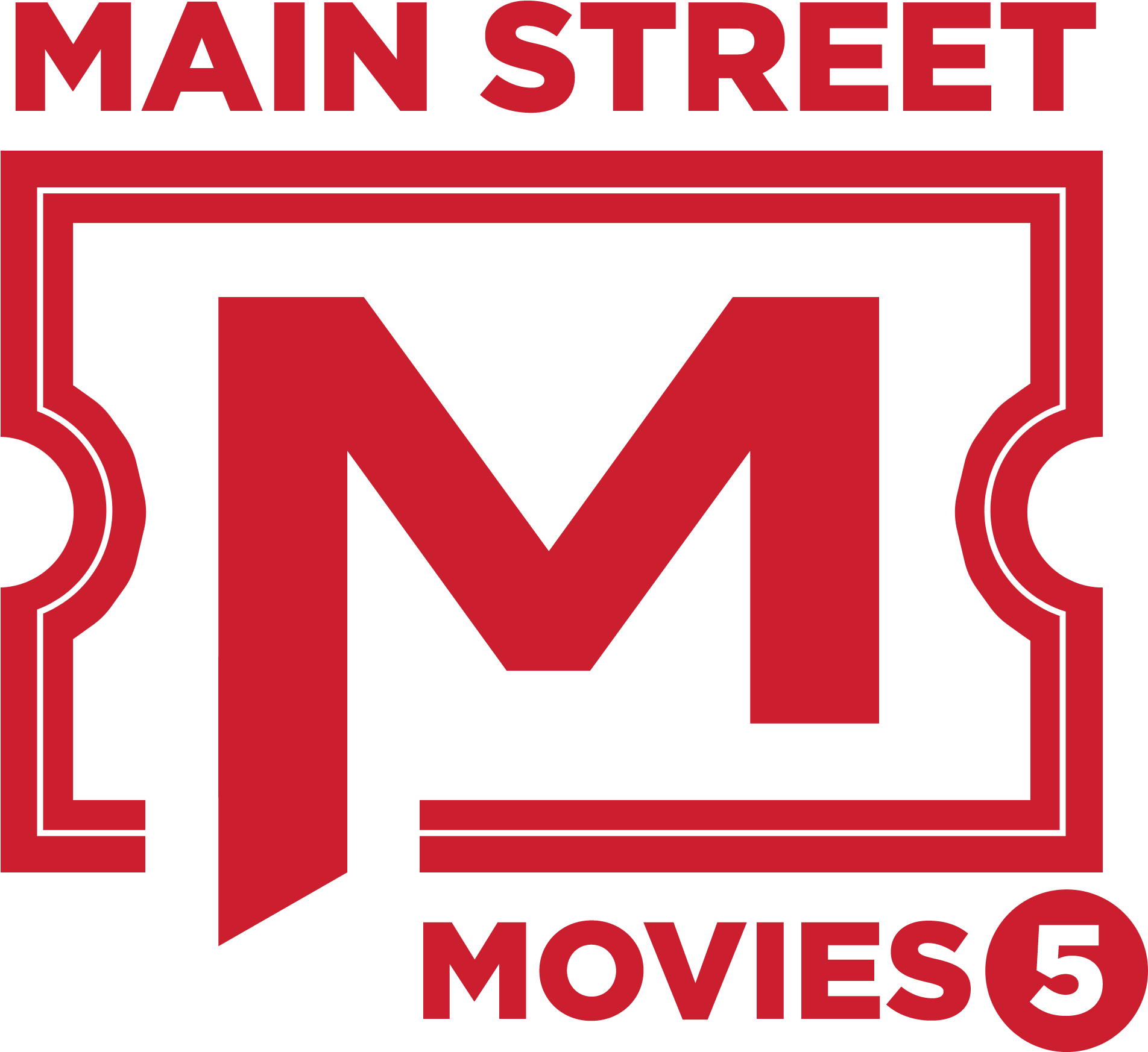 Main Street Movies 5 (2000x2000), Png Download