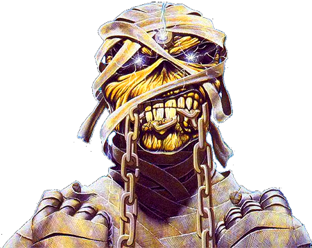 Twitter - Iron Maiden Eddie Mummy (450x358), Png Download