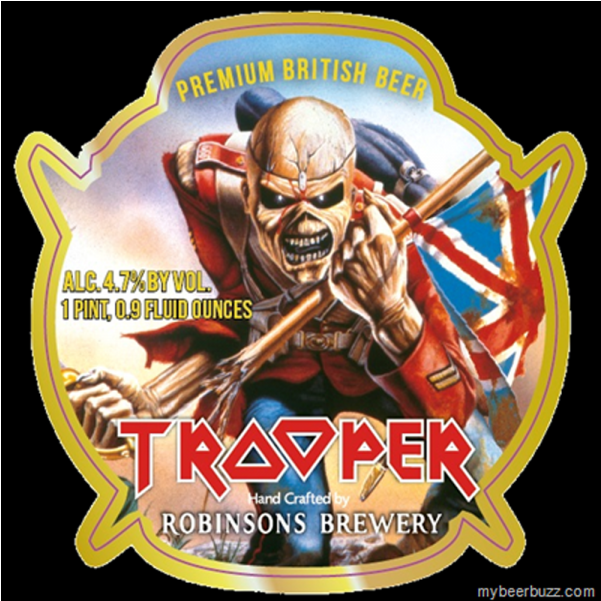 Iron Maiden Trooper 33cl Btl - Biere Iron Maiden Trooper (800x600), Png Download