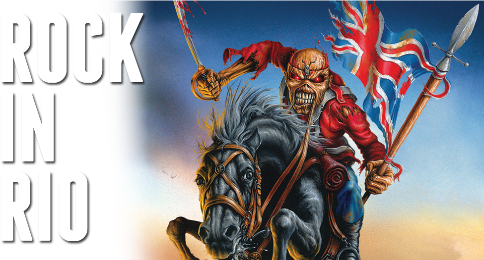 Fresh From The Oven Iron Maiden Will Make Their Third - Iron Maiden Rock (1000x524), Png Download