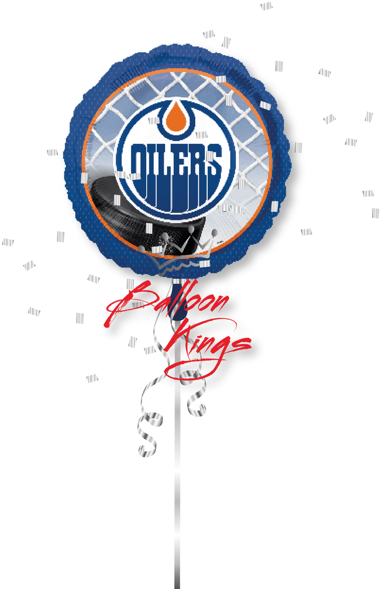 Edmonton Oilers - Detroit Red Wings Balloon (1068x1280), Png Download