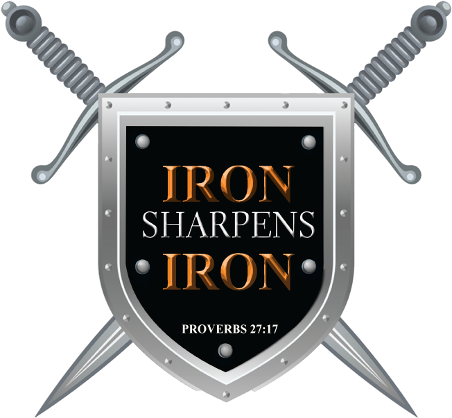 Iron Maiden Vector - Iron Sharpens Iron (651x647), Png Download