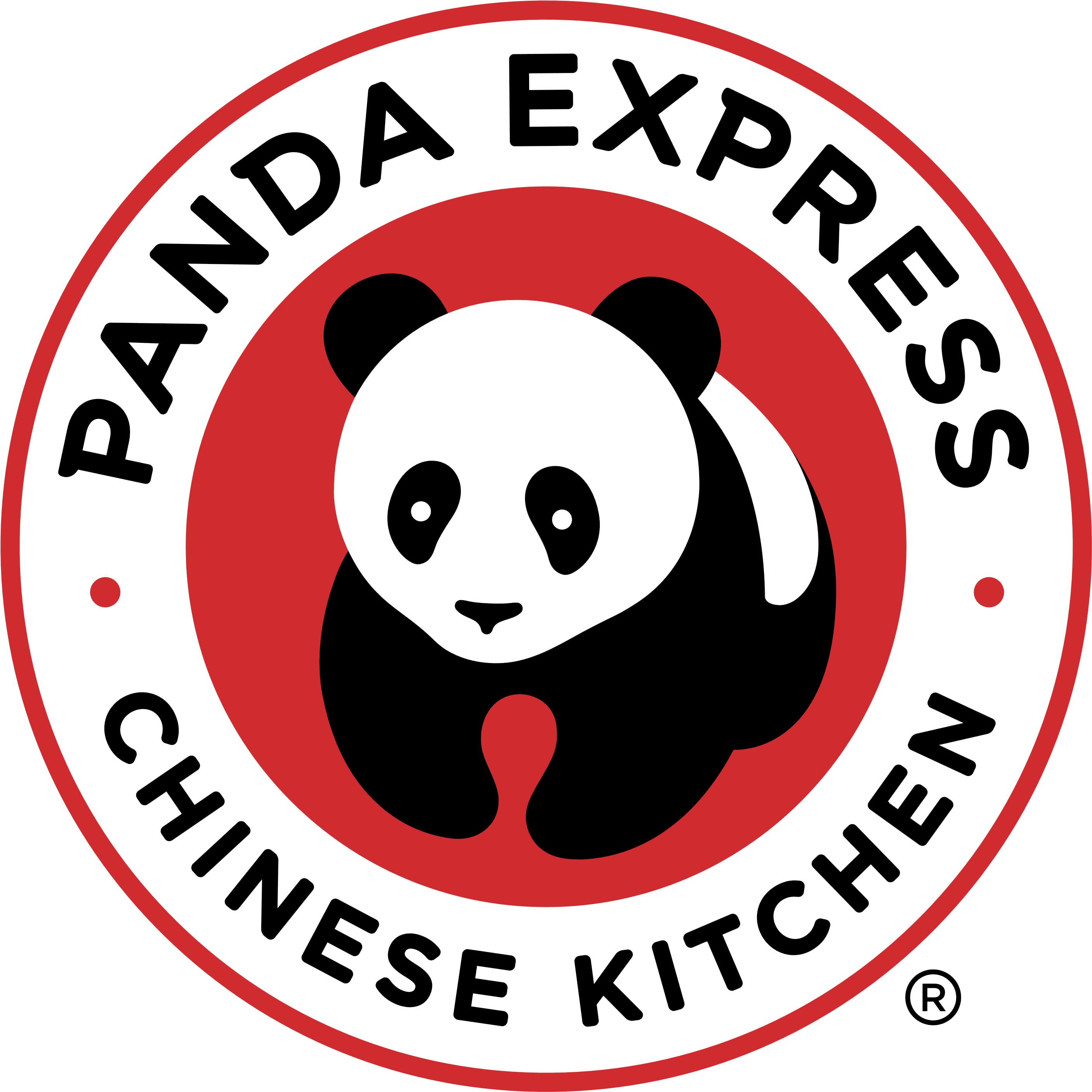 Panda Express Logo, Logotype - Panda Express Chinese Kitchen Logo (2881x3061), Png Download