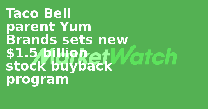 Taco Bell Parent Yum Brands Sets New $1 - Národný Štipendijný Program (714x374), Png Download