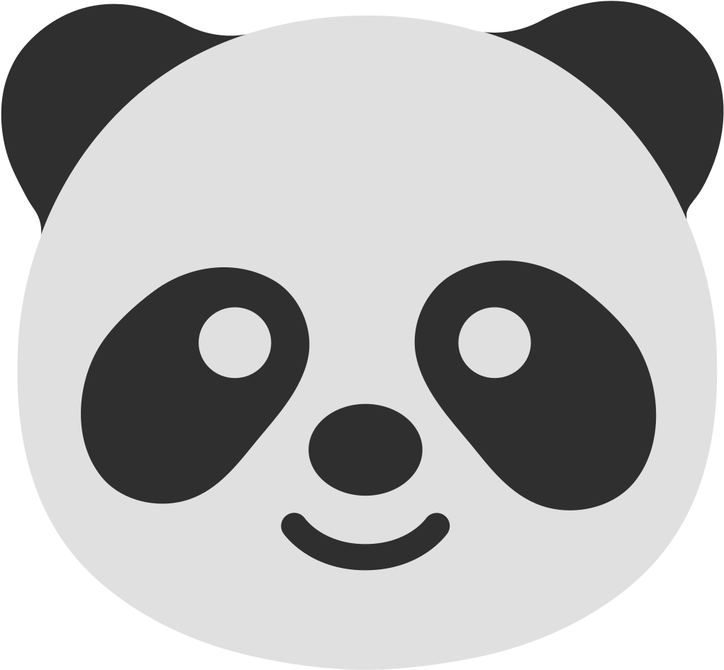 Panda Emoji Coloring Pages (1024x1024), Png Download