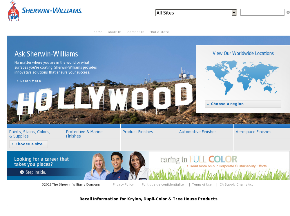 Sherwin-williams Competitors, Revenue And Employees - Hollywood Sign (1024x1024), Png Download