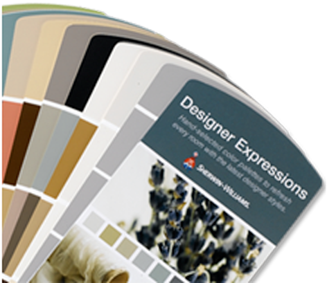 Designer Expressions Fan Deck Designer Expressions - Sherwin Williams Fandecls (496x432), Png Download