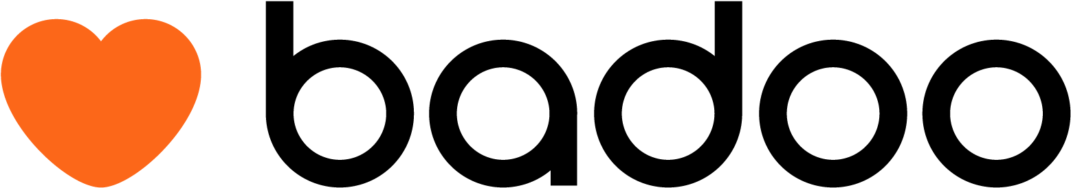 Datecast Campaign - Badoo Logo (1695x411), Png Download