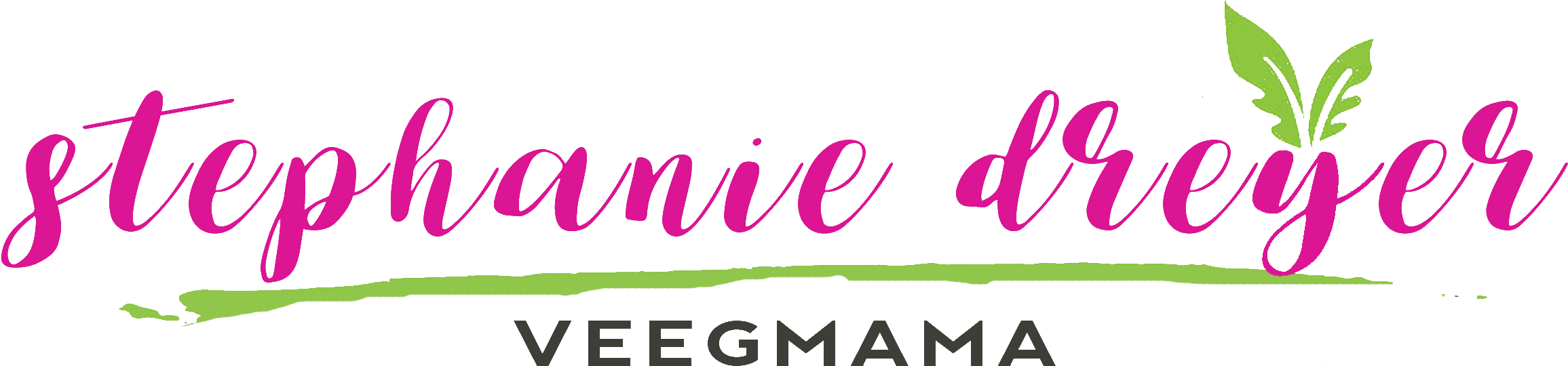 Plant Based, Family Friendly Meal Planning By Stephanie - Chic-handmit Buchstaben Gekennzeichnetes Papierserviette (2900x1200), Png Download