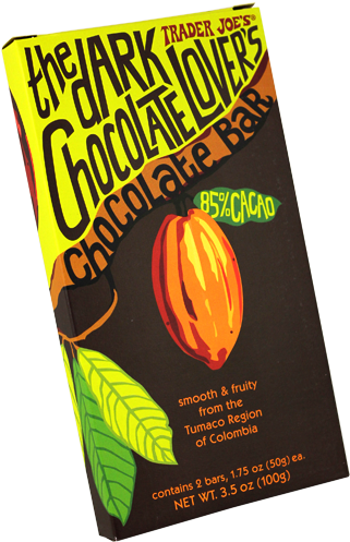 Vegan Chocolate Trader Joe's (460x550), Png Download