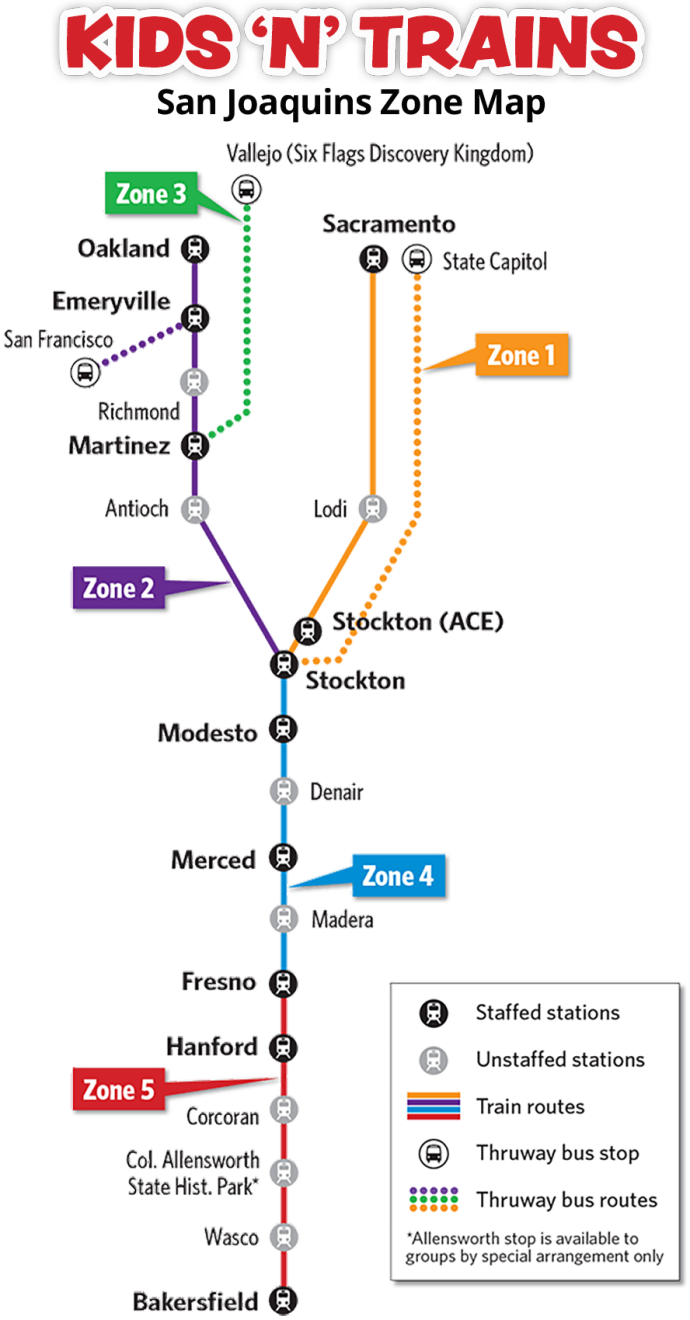 Kids 'n' Trains San Joaquins - Diagram (690x1320), Png Download