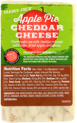 Trader Joe's - Apple Pie Cheese Trader Joe's (355x416), Png Download