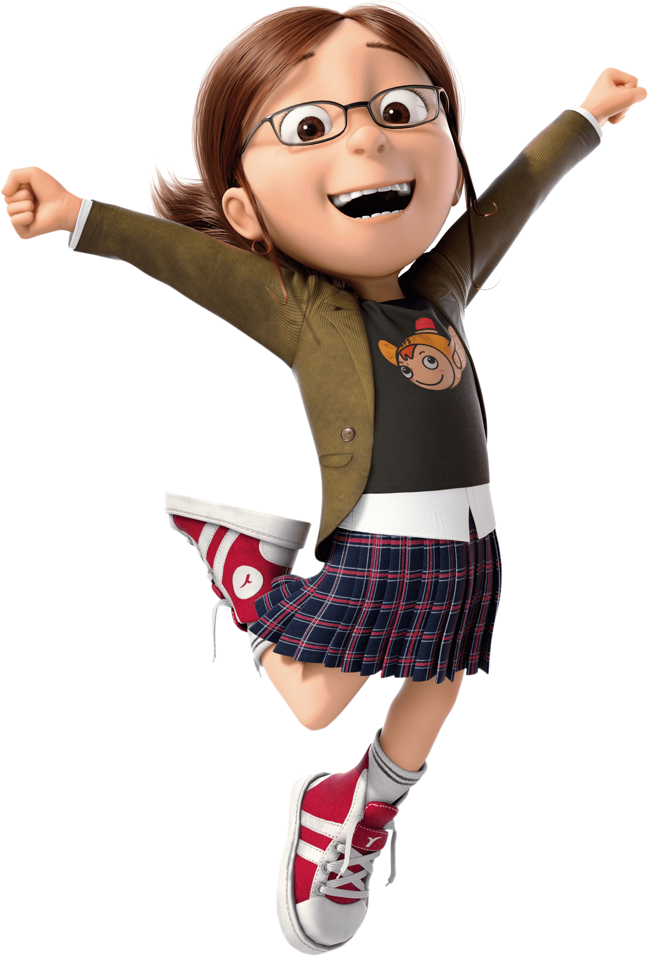 At The Movies - Margo From Despicable Me (2239x3242), Png Download