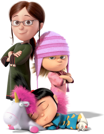 All The Family - Despicable Me Girls Bath And Shower Gel 400ml (362x445), Png Download