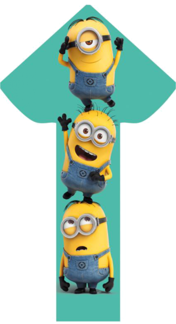 Despicable Me Breezy Flyer Kite - Minion Kite (728x1383), Png Download
