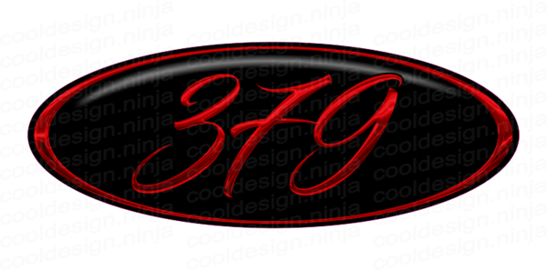 379 Peterbilt Emblem Skin 3-pack - Calligraphy (600x297), Png Download