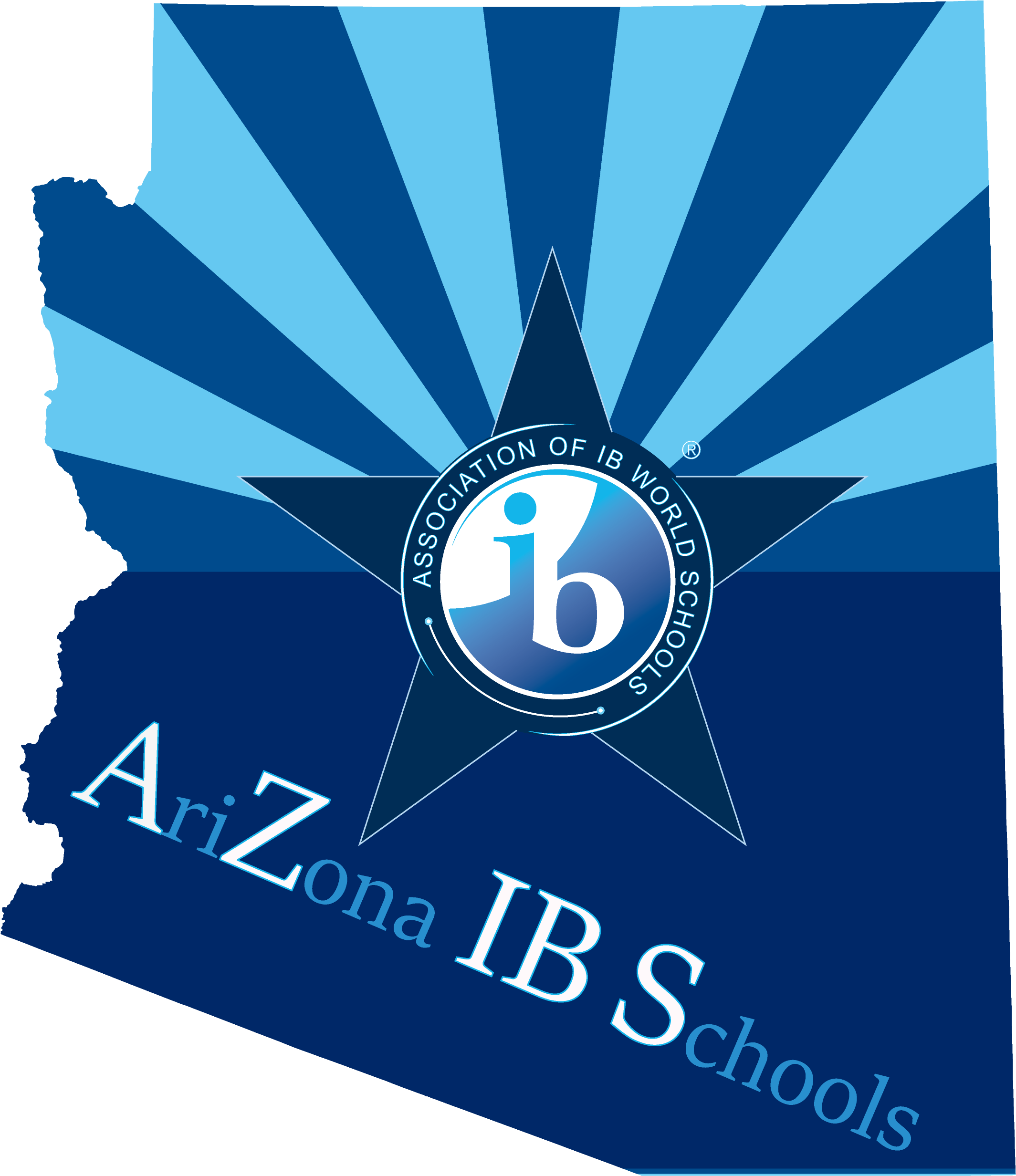 Image Description - Arizona Flag Inside State (3759x2567), Png Download