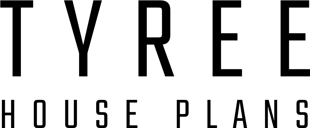 Tyree House Plans (1026x434), Png Download