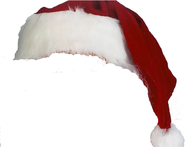 Santa Claus Hat Transparent Png - Transparent Background Santa Hat Clipart (640x480), Png Download