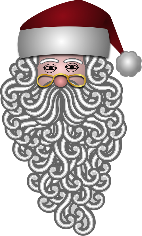 Santa - Charming Santa Claus Oval Ornament (500x829), Png Download