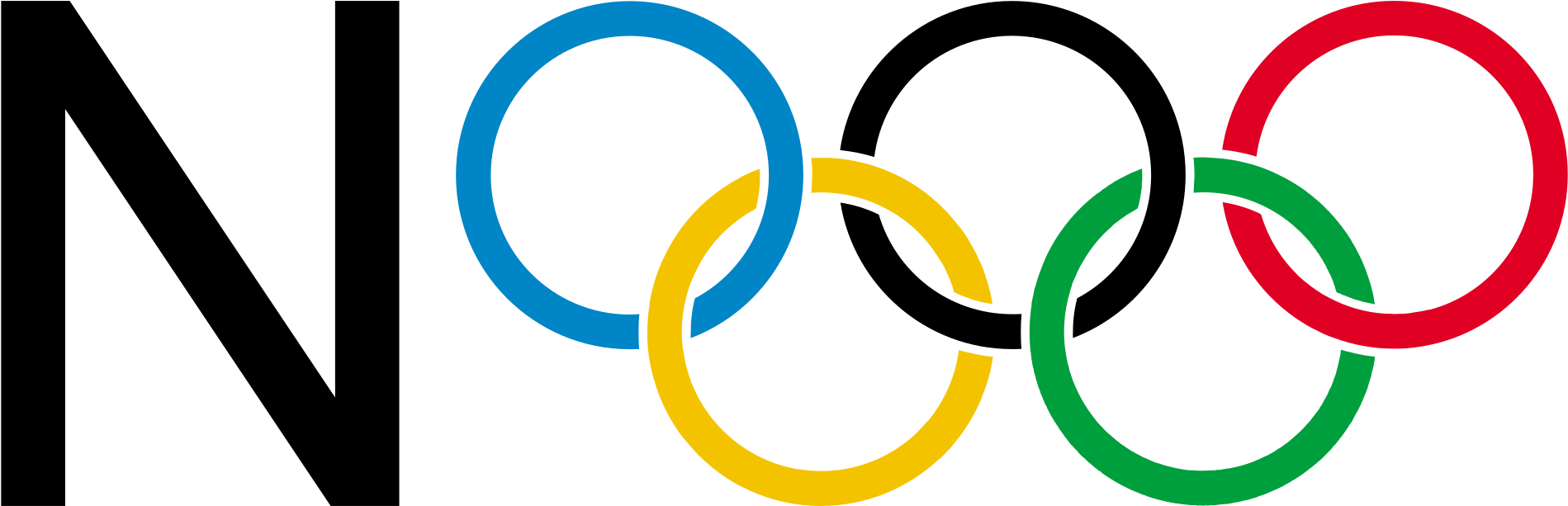 This Free Icons Png Design Of No Olympics (2400x774), Png Download