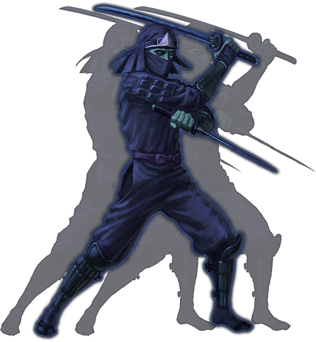 Samurai Ghost (446x483), Png Download