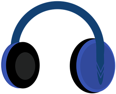 Download Headphones, Blue, Black, Vector - Наушники Вектор Пнг PNG ...