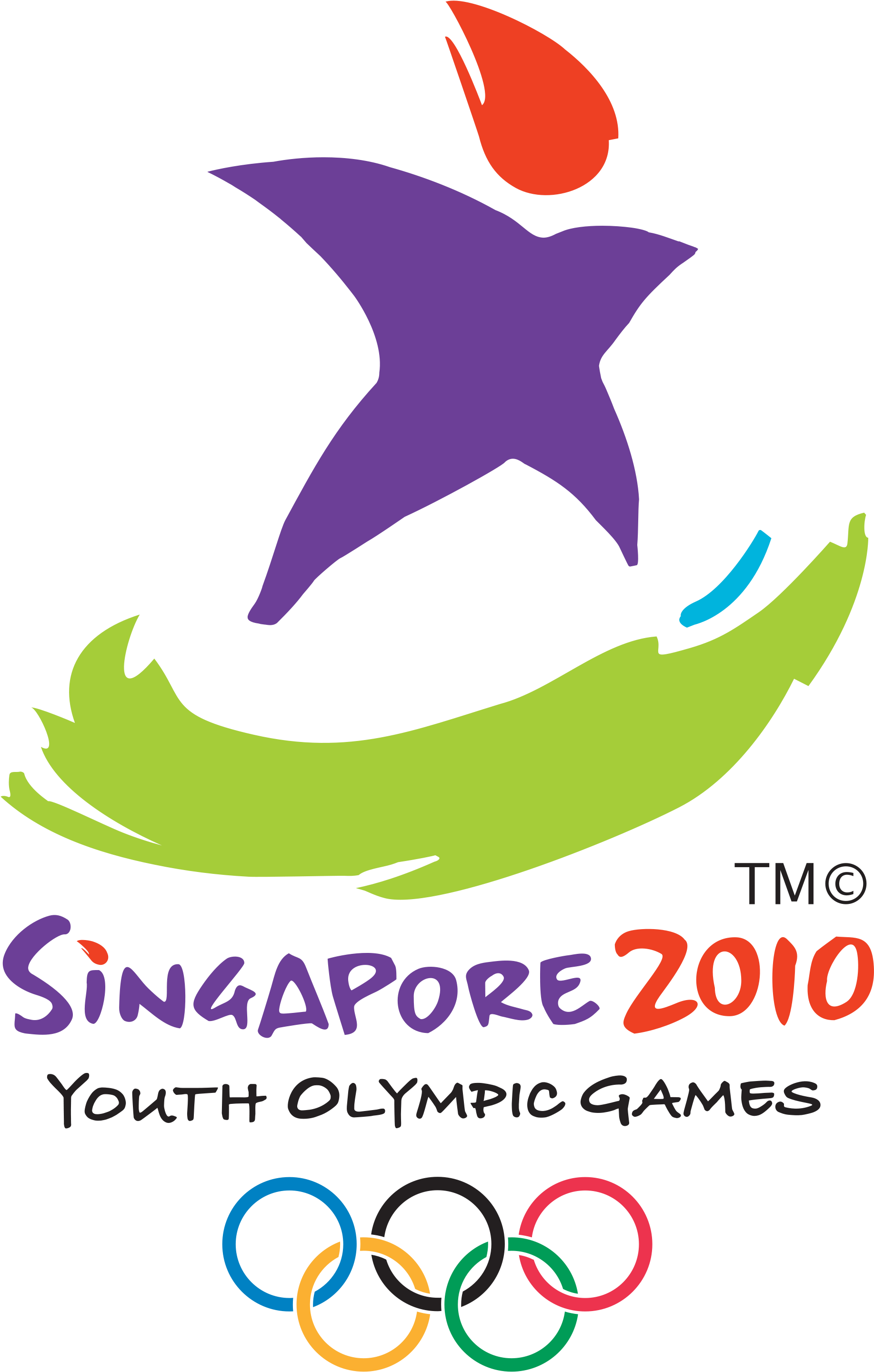 Singapore 2010 Youth Olympic Games - Youth Olympic Games Singapore (2000x3096), Png Download