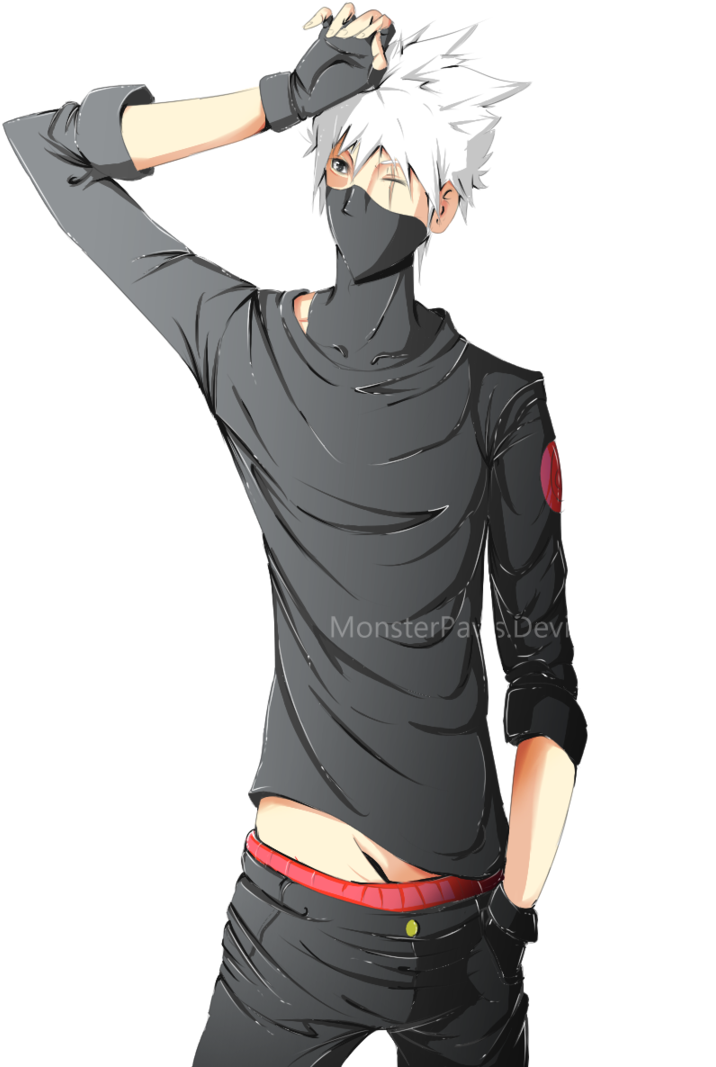Kakashi By Monsterpaws-d3lg4x6 - Kakashi Sexy Png (900x1080), Png Download