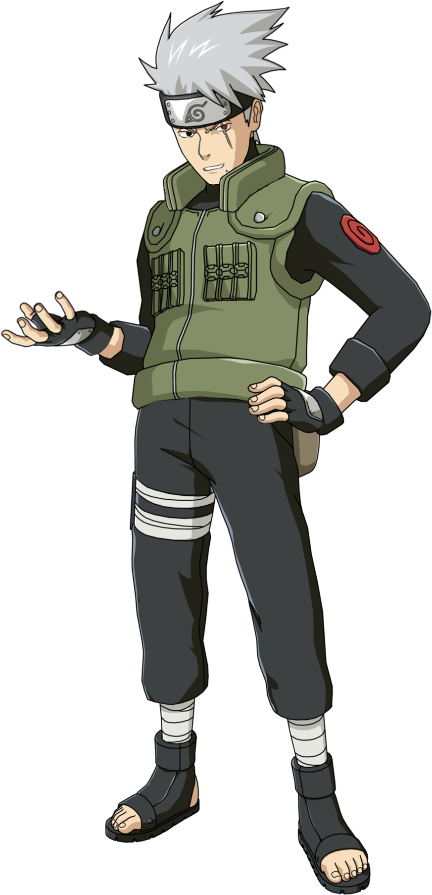Kakashi Unmasked - Kakashi Shoes (908x1845), Png Download