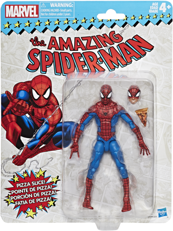 Marvel Legends Vintage Series Spider-man Action Figure - Spiderman Marvel Legends Vintage (361x480), Png Download