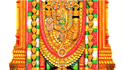 Lord Tirupati Venkateswara And Lord Vishnu Transparent - Venkateswara God Images Png (530x279), Png Download