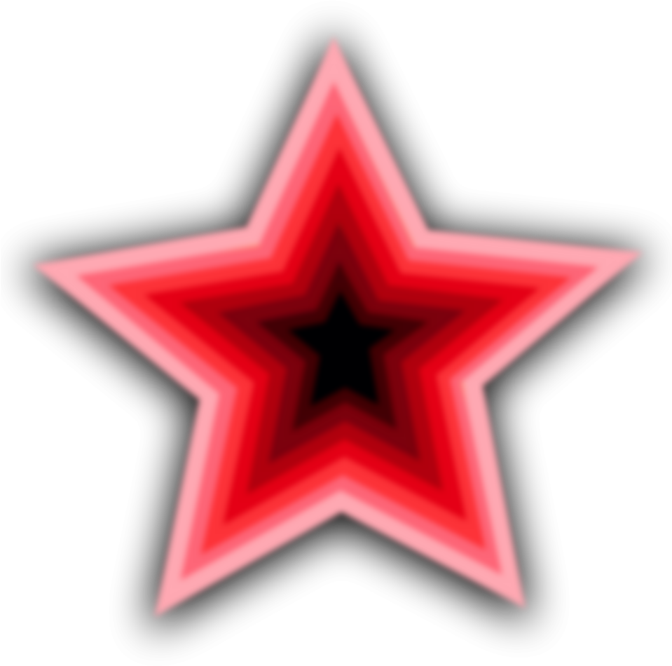 16602 Illustration Of A Red Star Pv - Stars Clip Art (958x958), Png Download