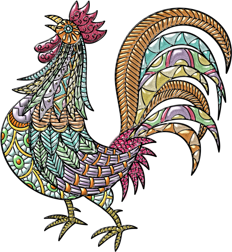 Mexico Clipart Rooster - Notebook Journal Dot-grid,graph,lined,blank No Lined (874x914), Png Download