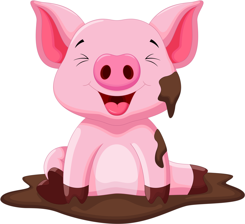 Фото, Автор Soloveika На Яндекс - Pig Cartoon (1024x931), Png Download