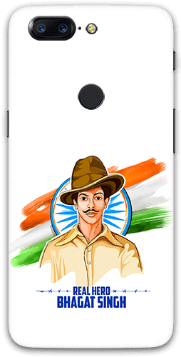 The Real Hero Bhagat Singh Oneplus 5t Mobile Back Case - Mobile Phone (600x600), Png Download