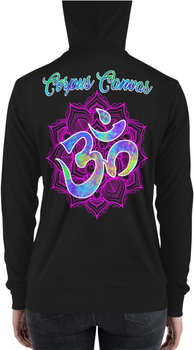 Image Of Watercolor Om Mandala Hoodie - Hoodie (720x720), Png Download