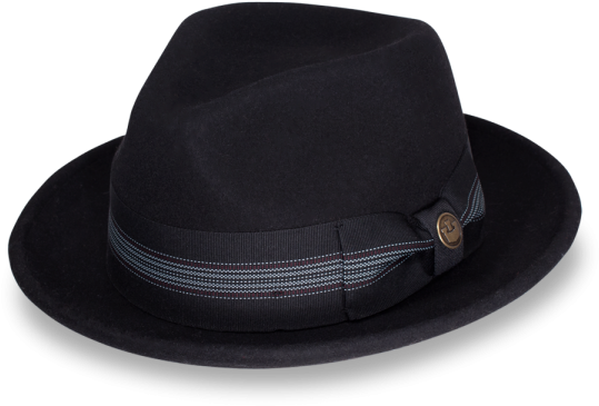 A Fedora Wrapped With A Beautiful Hat Band And Bow - Hat (600x600), Png Download