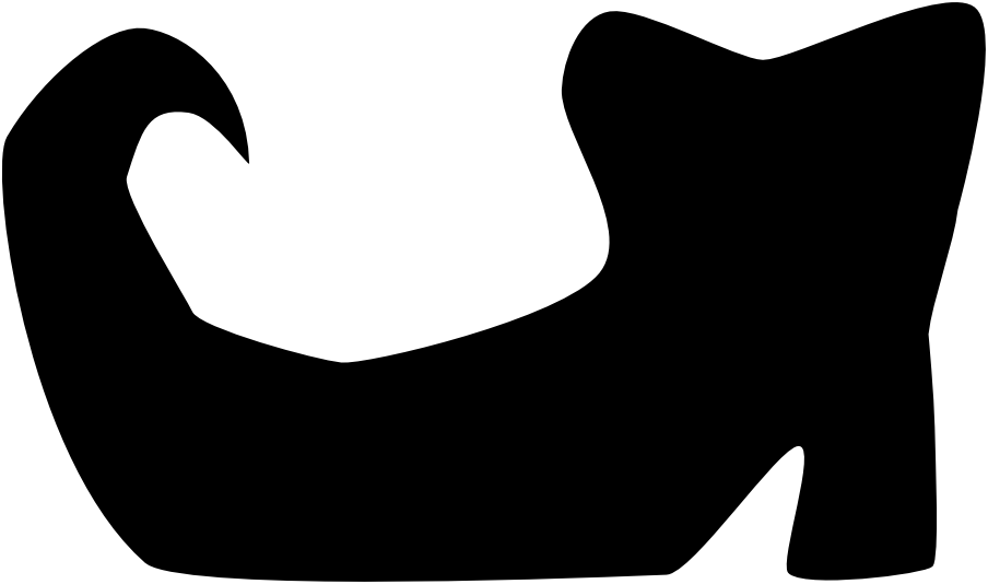 Frankenstein Clipart Black And White - Witch Shoes Clipart (904x534), Png Download