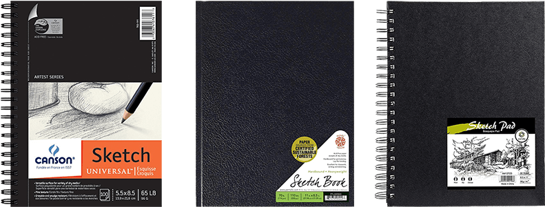 Quadcopter Reviews Best Sketchbooks - Canson Universal Artist Series 5.5" X 8.5" Recycled (800x325), Png Download