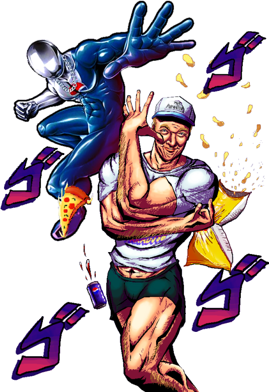 Image Royalty Free S Bizarre Adventure Animation Page - Pepsi Man Stand Jojo (540x778), Png Download