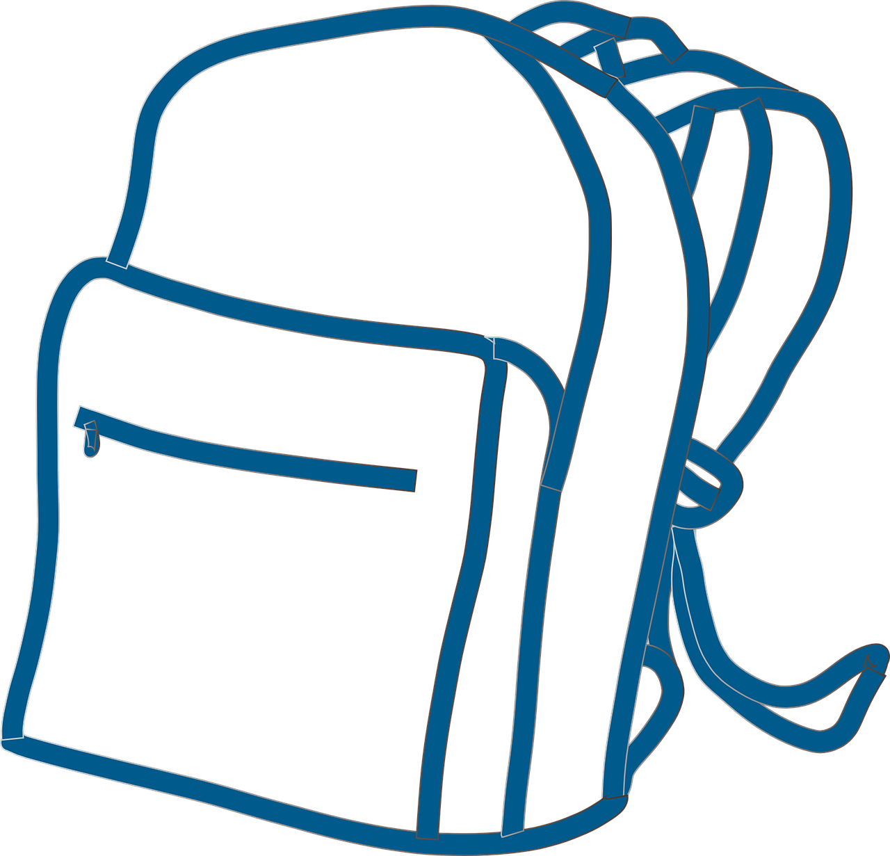 Backpack Clipart Transparent Background (1280x1231), Png Download