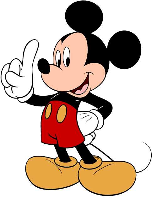 Mickey1 - Mickey Mouse Coloring Pages (500x641), Png Download